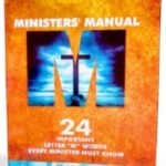 Ministers Manual, 24 Letter M, By Dr. Bamidele Ayanlowo